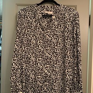 Loft leopard blouse